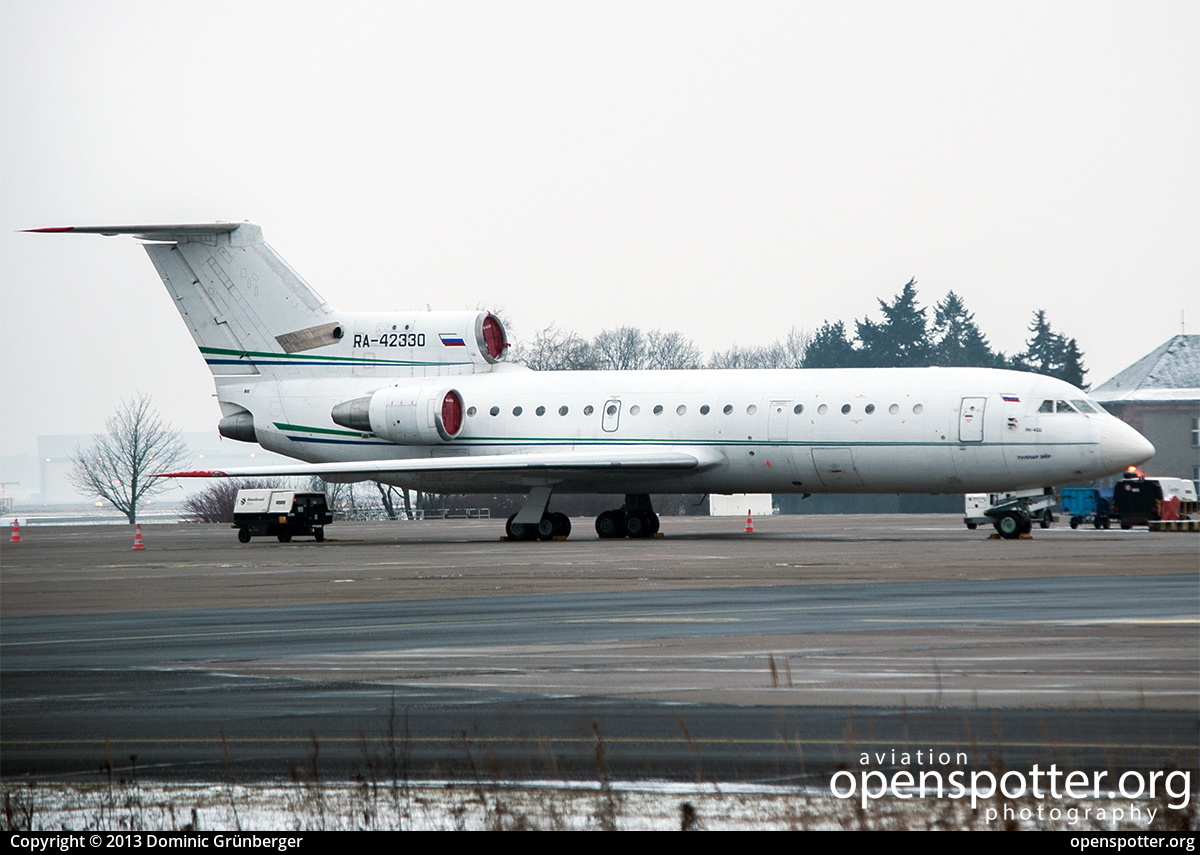 RA-42330 - Tulpar Air Yakovlev Yak-42D at Berlin-Schönefeld International Airport (SXF/EDDB) taken by Dominic Grünberger | openspotter.org | ID: 7592