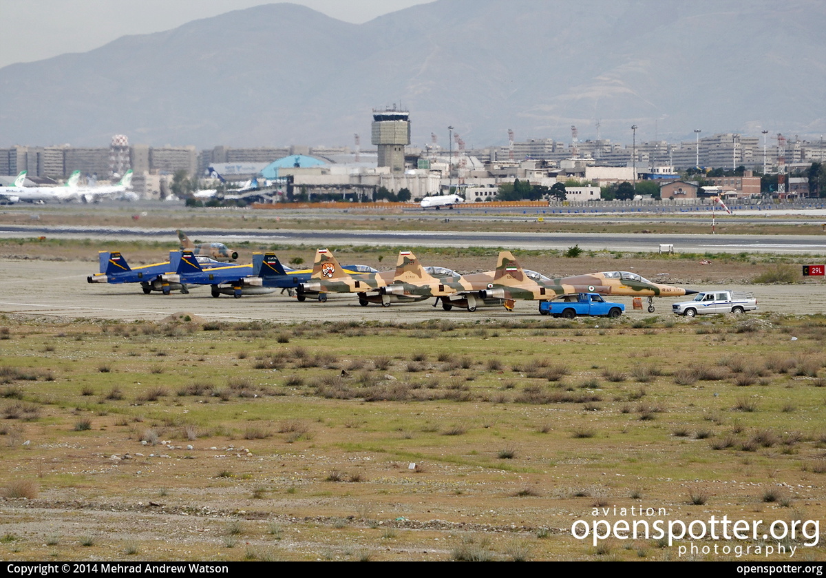3-7167 - Iran - Air Force Northrop F-5F Tiger II at Mehrabad International Airport (THR/OIII) taken by Mehrad Andrew Watson | openspotter.org | ID: 15462