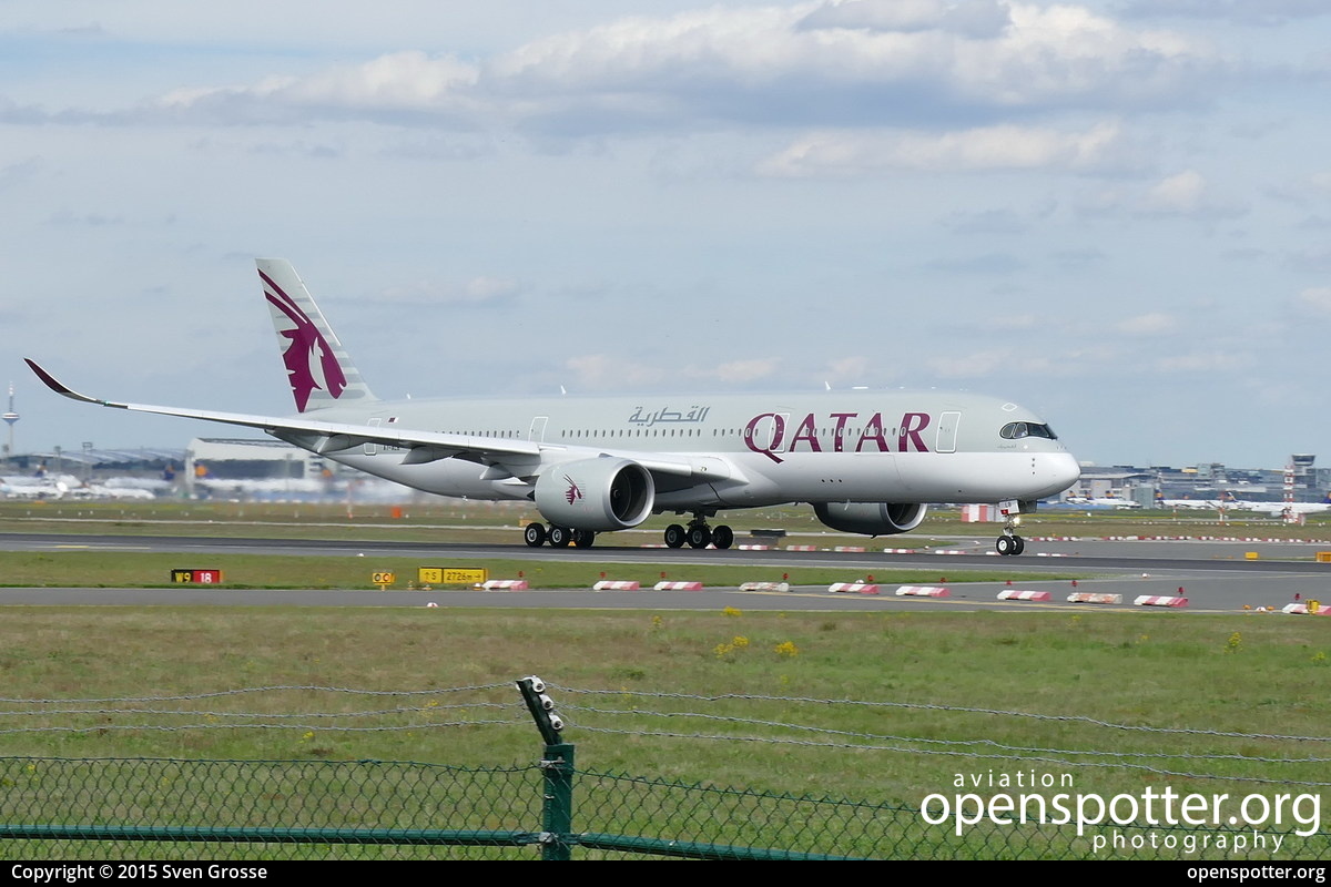 A7-ALB - Qatar Airways Airbus A350-941 at Frankfurt International Airport (FRA/EDDF) taken by Sven Grosse | openspotter.org | ID: 22939