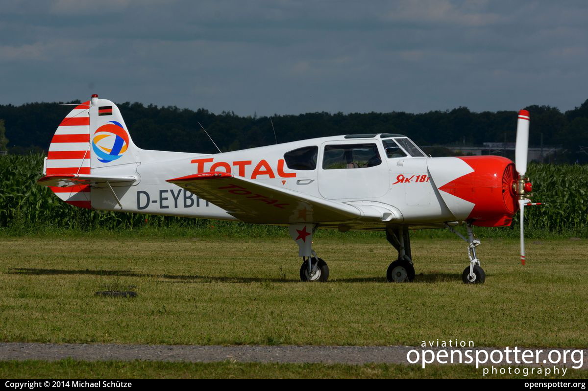 D-EYBH - Private / Untitled Yakovlev Yak-18T at Flugplatz Bienenfarm (EDOI) taken by Michael Schütze | openspotter.org | ID: 17088