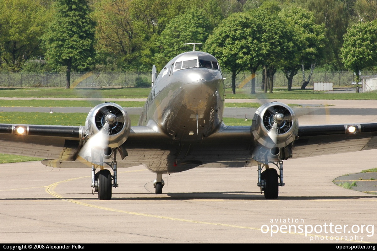D-CXXX - Air Service Berlin GmbH Douglas DC-3C (C-47B-30-DK) at Berlin-Tempelhof International Airport (THF/EDDI) taken by Alexander Pelka | openspotter.org | ID: 11576