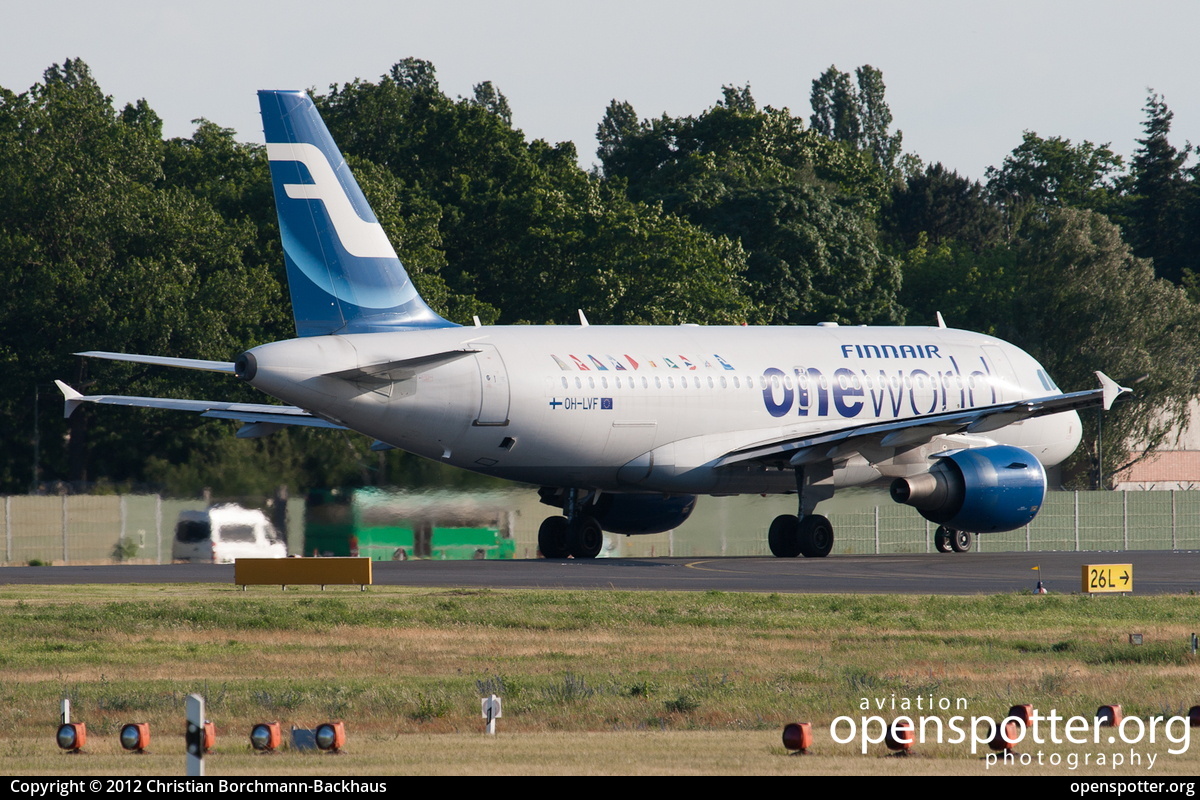 OH-LVF - Finnair Airbus A319-112 at Berlin-Tegel Airport (TXL/EDDT) taken by Christian Borchmann-Backhaus | openspotter.org | ID: 3126