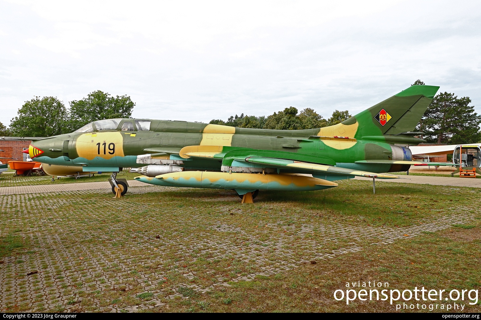 119 - Luftstreitkräfte der DDR (East German Air Force) Mikoyan-Gurevich MiG-23 (ohne Typ) at off airport (Germany) (YYY/YYYY) taken by Jörg Graupner | openspotter.org | ID: 88336