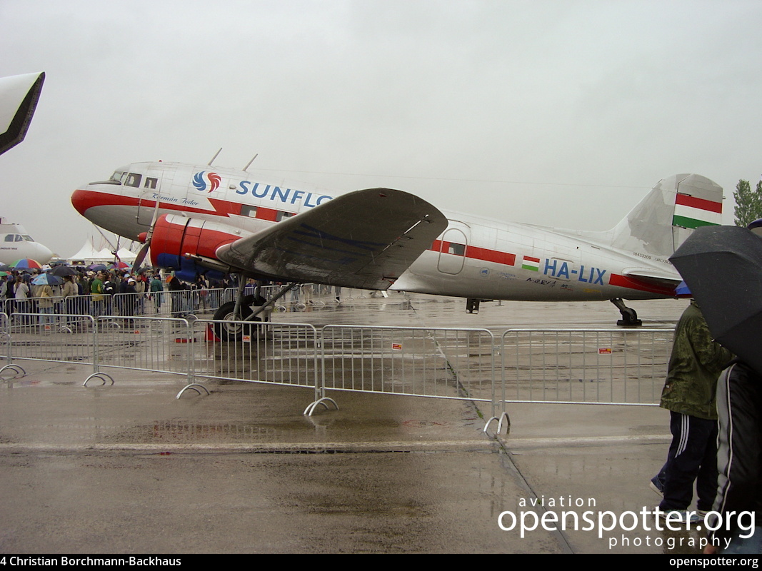 HA-LIX - Gold Timer Foundation Lisunov Li-2T at Berlin-Schönefeld International Airport (SXF/EDDB) taken by Christian Borchmann-Backhaus | openspotter.org | ID: 662