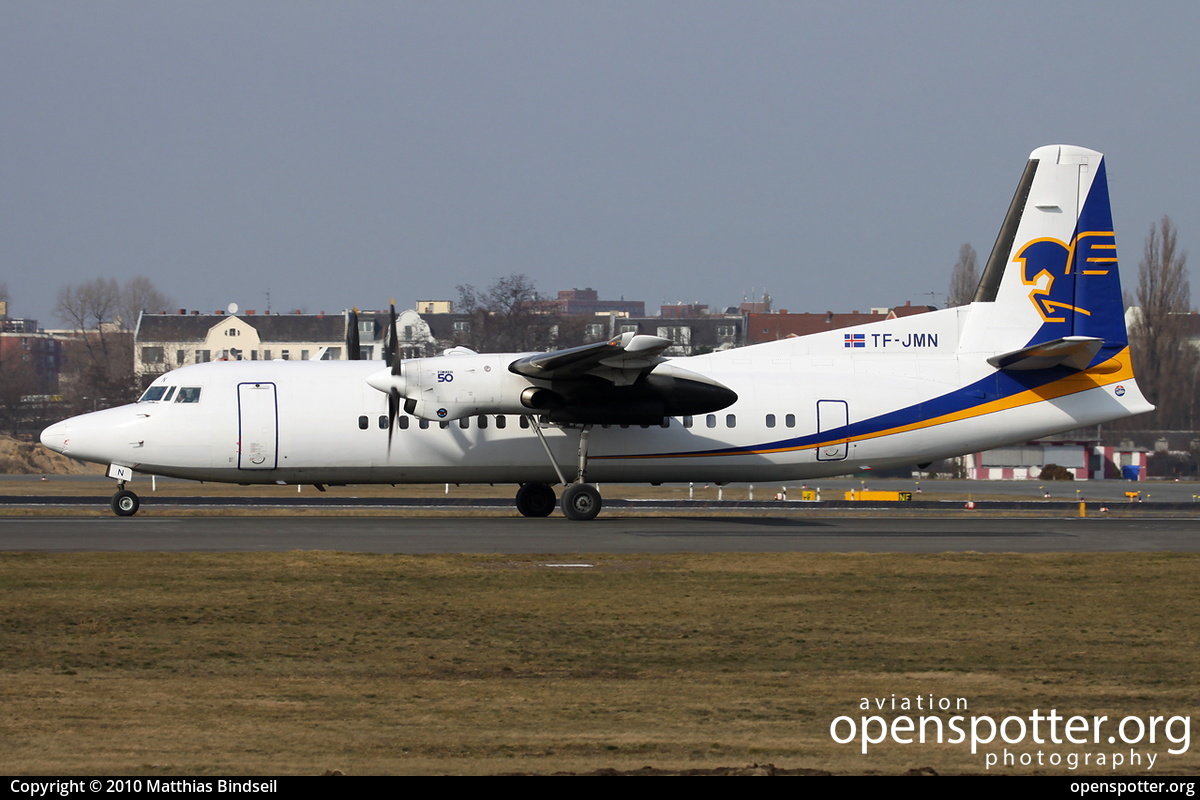 TF-JMN - Air Iceland Fokker F50 at Berlin-Tegel Airport (TXL/EDDT) taken by Matthias Bindseil | openspotter.org | ID: 26893