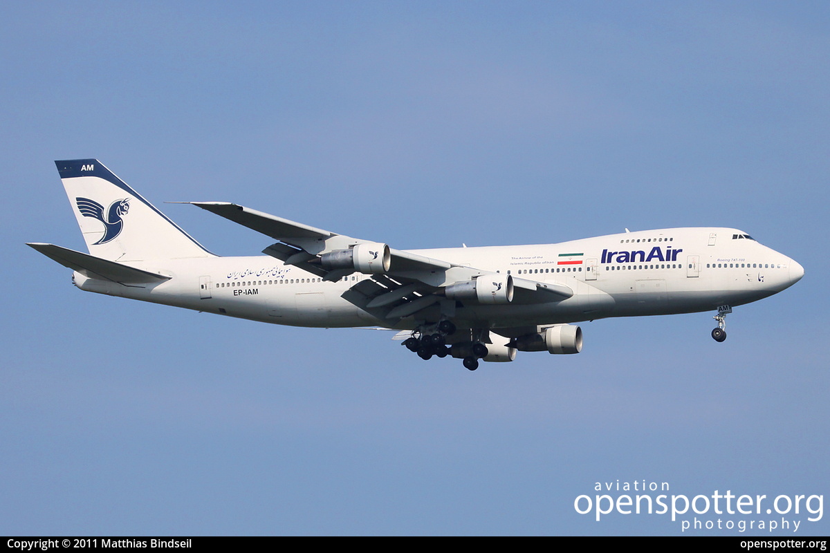 EP-IAM - Iran Air Boeing 747-186B at Sheremetyevo International Airport (SVO/UUEE) taken by Matthias Bindseil | openspotter.org | ID: 2827
