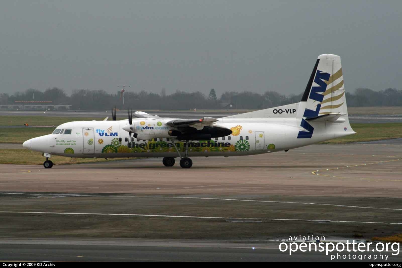 OO-VLP - VLM Airlines Fokker F50 at Manchester Airport (MAN/EGCC) taken by KD Archiv | openspotter.org | ID: 60946