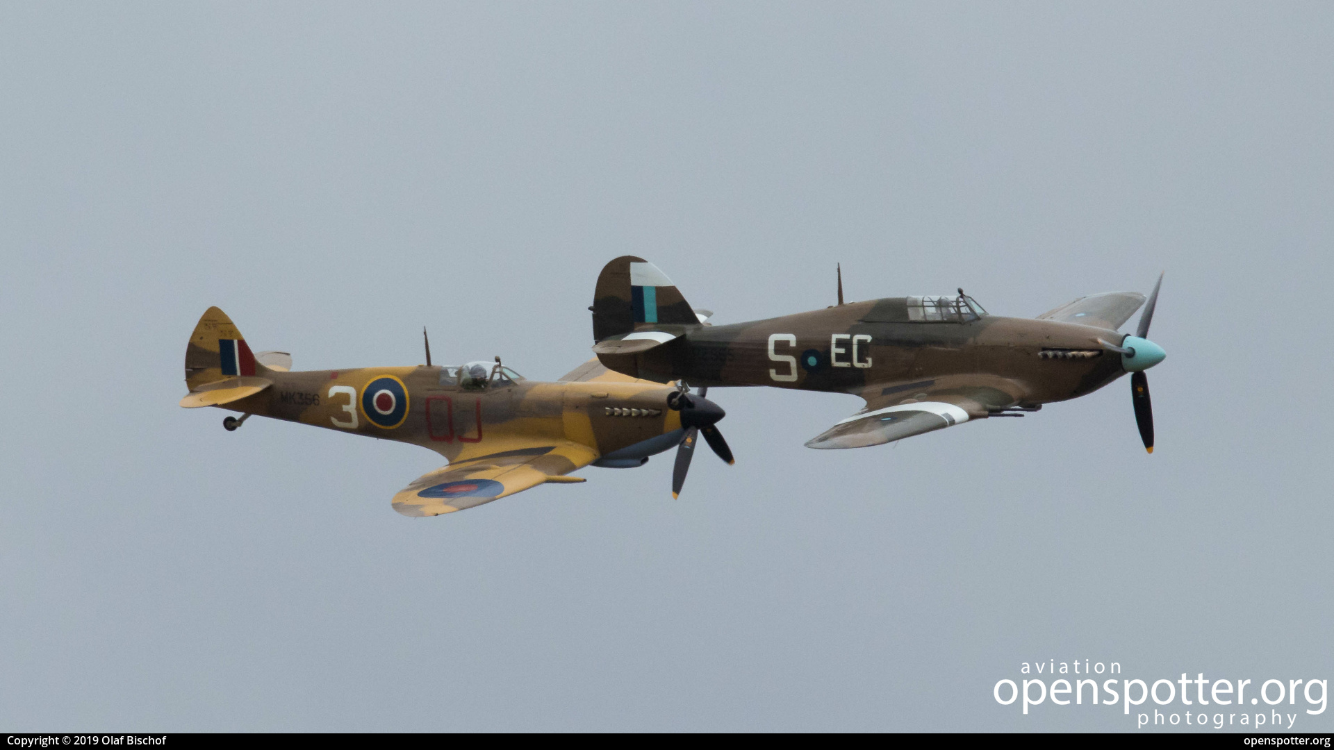 PZ865 - RAF - Battle of Britain Memorial Flight Hawker Hurricane Mk.IIc at RAF Fairford (FFD/EGVA) taken by Olaf Bischof | openspotter.org | ID: 75396