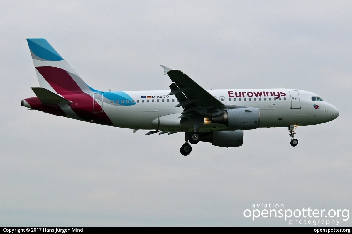 D-ABGO - Eurowings Airbus A319-112 at Berlin-Tegel Airport (TXL/EDDT) taken by Hans-Jürgen Mind | openspotter.org | ID: 42253