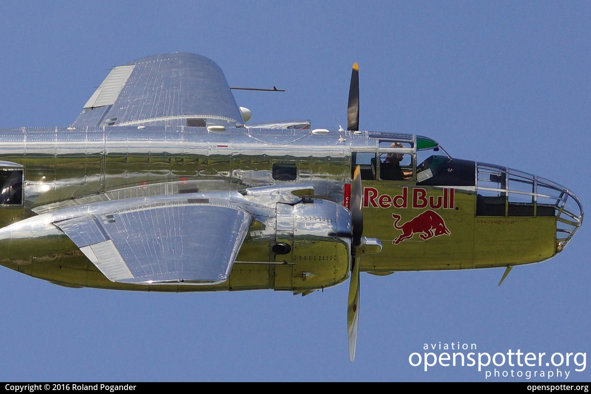 N6123C - Red Bull - The Flying Bulls North American B-25J Mitchell at Berlin-Schönefeld International Airport (SXF/EDDB) taken by Roland Pogander | openspotter.org | ID: 30083