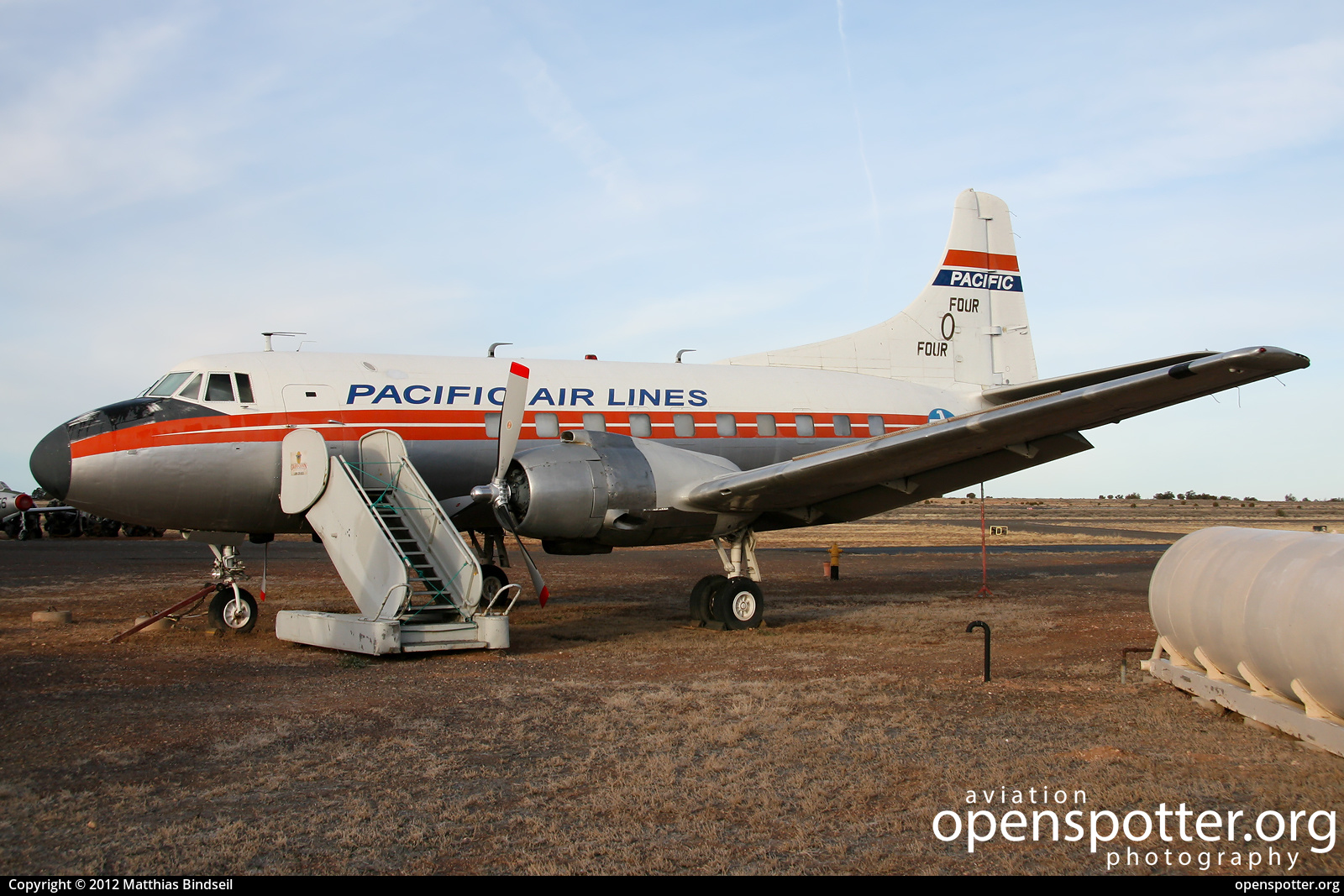 N636X - Pacific Air Lines Martin 404 at Valle Airport (VLE) taken by Matthias Bindseil | openspotter.org | ID: 59648