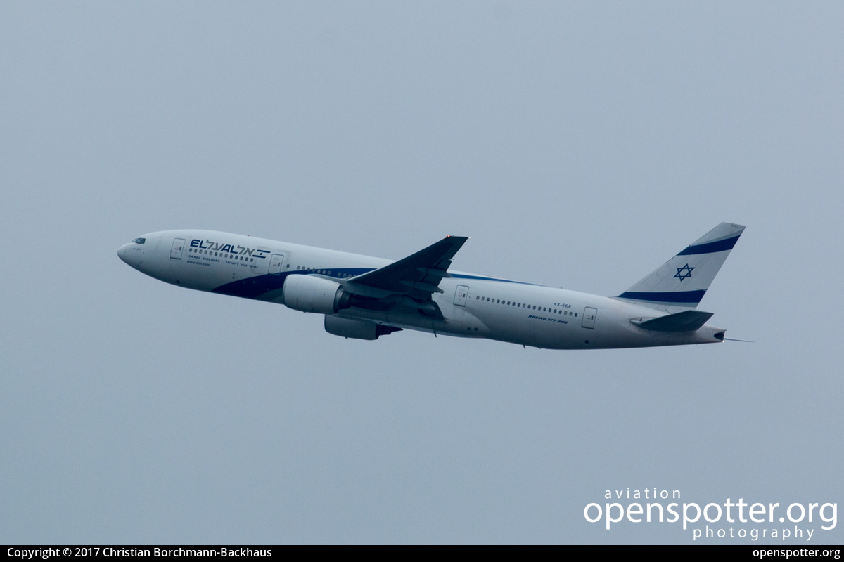 4X-ECE - El Al Israel Airlines Boeing 777-258(ER) at Berlin-Schönefeld International Airport (SXF/EDDB) taken by Christian Borchmann-Backhaus | openspotter.org | ID: 37923