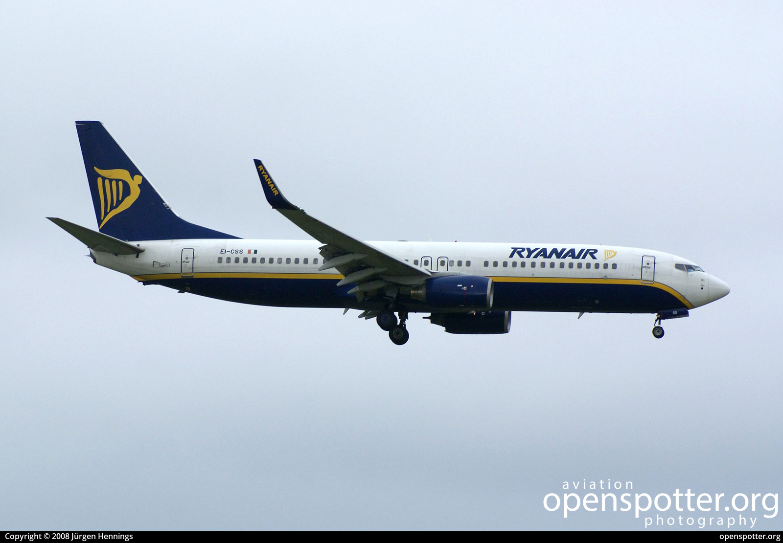EI-CSS - Ryanair Boeing 737-8AS(WL) at Berlin-Schönefeld International Airport (SXF/EDDB) taken by Jürgen Hennings | openspotter.org | ID: 58775