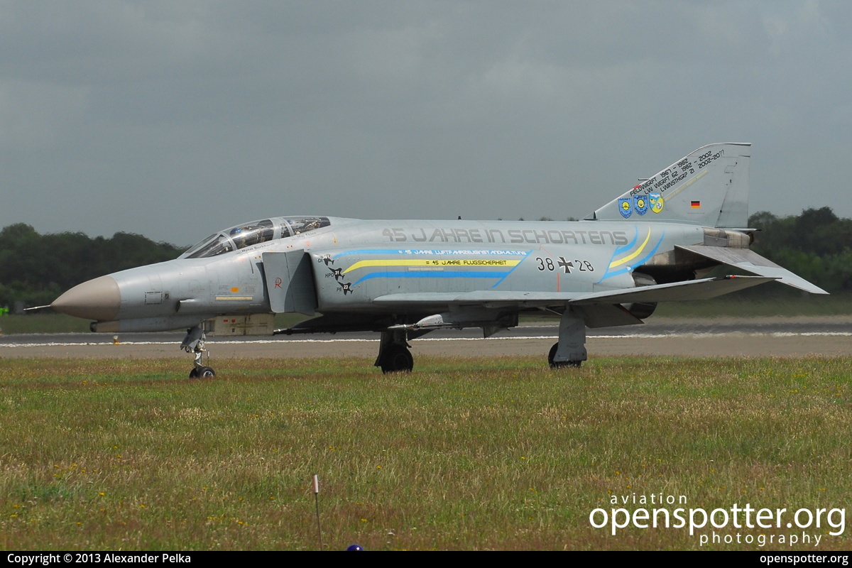 38+28 - German Air Force (Luftwaffe) McDonnell Douglas F-4F Phantom II at Fliegerhorst Wittmundhafen (ETNT) taken by Alexander Pelka | openspotter.org | ID: 20481
