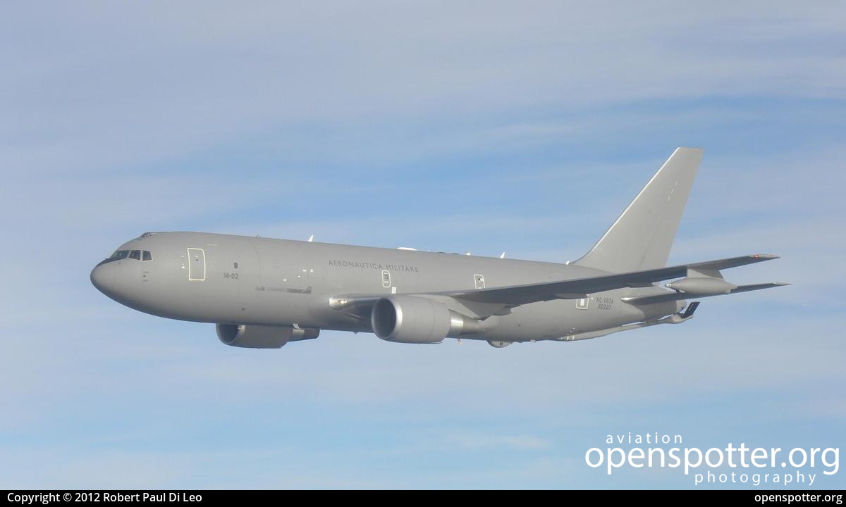 MM62227 - Italy Air Force (Aeronautica Militare) Boeing 767-2EY(ER) at in Flight taken by Robert Paul Di Leo | openspotter.org | ID: 3219