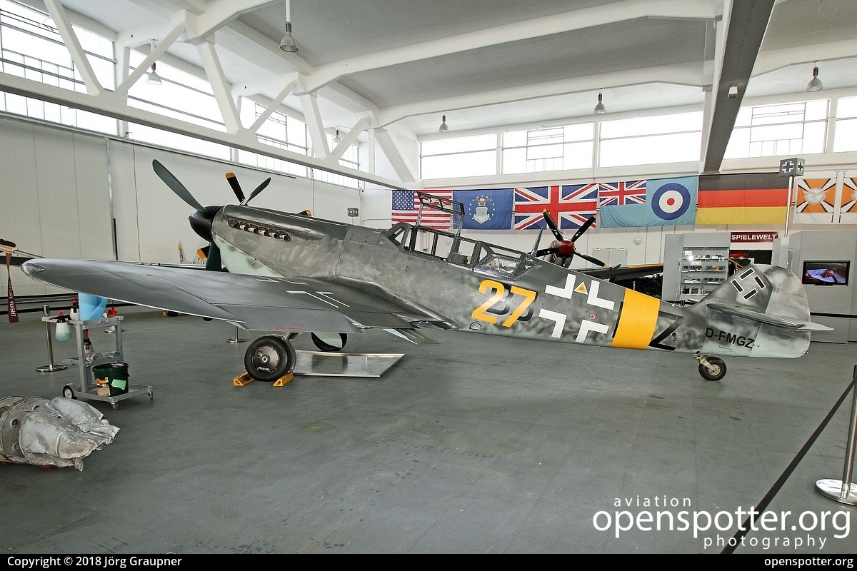 D-FMGZ - Private / Untitled Messerschmitt Bf-109 G12 at Heringsdorf Airport (HDF/EDAH) taken by Jörg Graupner | openspotter.org | ID: 56070