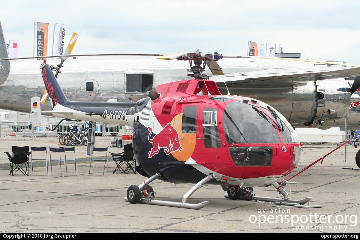 D-HTDM - Red Bull - The Flying Bulls Eurocopter (MBB) BO105CB at Berlin-Schönefeld International Airport (SXF/EDDB) taken by Jörg Graupner | openspotter.org | ID: 59222