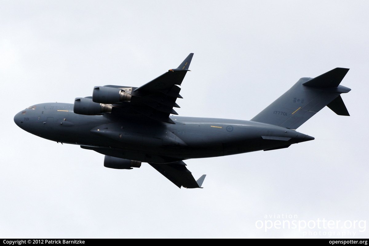 177701 - Royal Canadian Air Force Boeing CC-177 Globemaster III (C-17A) at Cologne Bonn Airport (Köln/Bonn - Konrad Adenauer) (CGN/EDDK) taken by Patrick Barnitzke | openspotter.org | ID: 3983