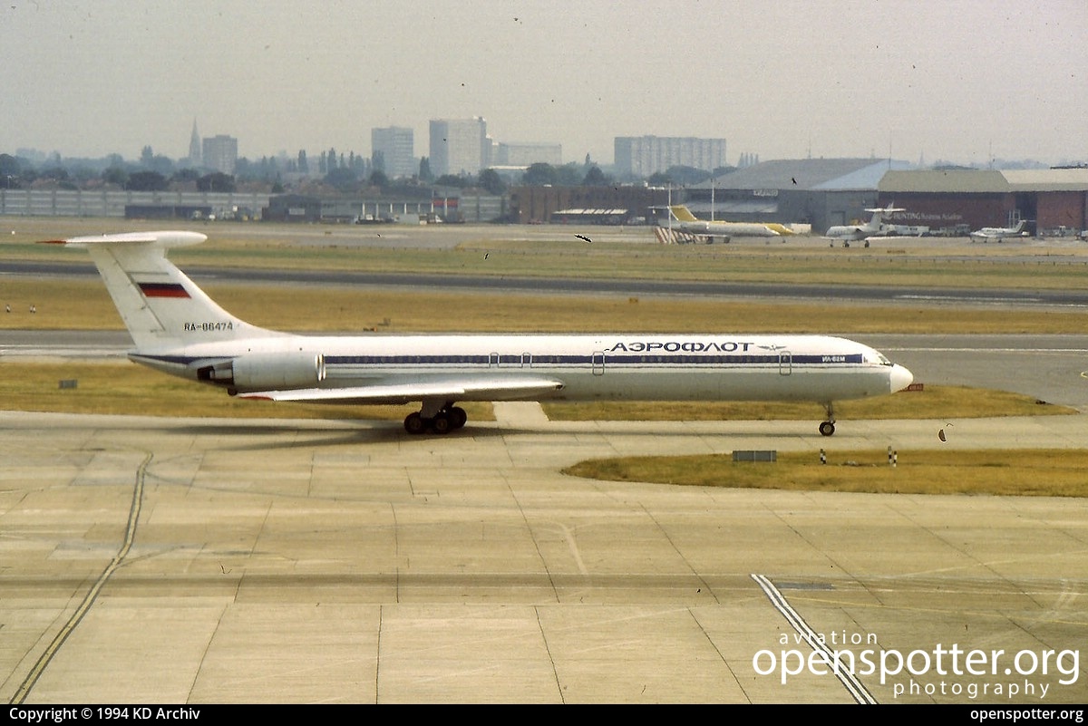 RA-86474 - Aeroflot Russian Airlines Ilyushin Il-62M at London Heathrow Airport (LHR/EGLL) taken by KD Archiv | openspotter.org | ID: 61073