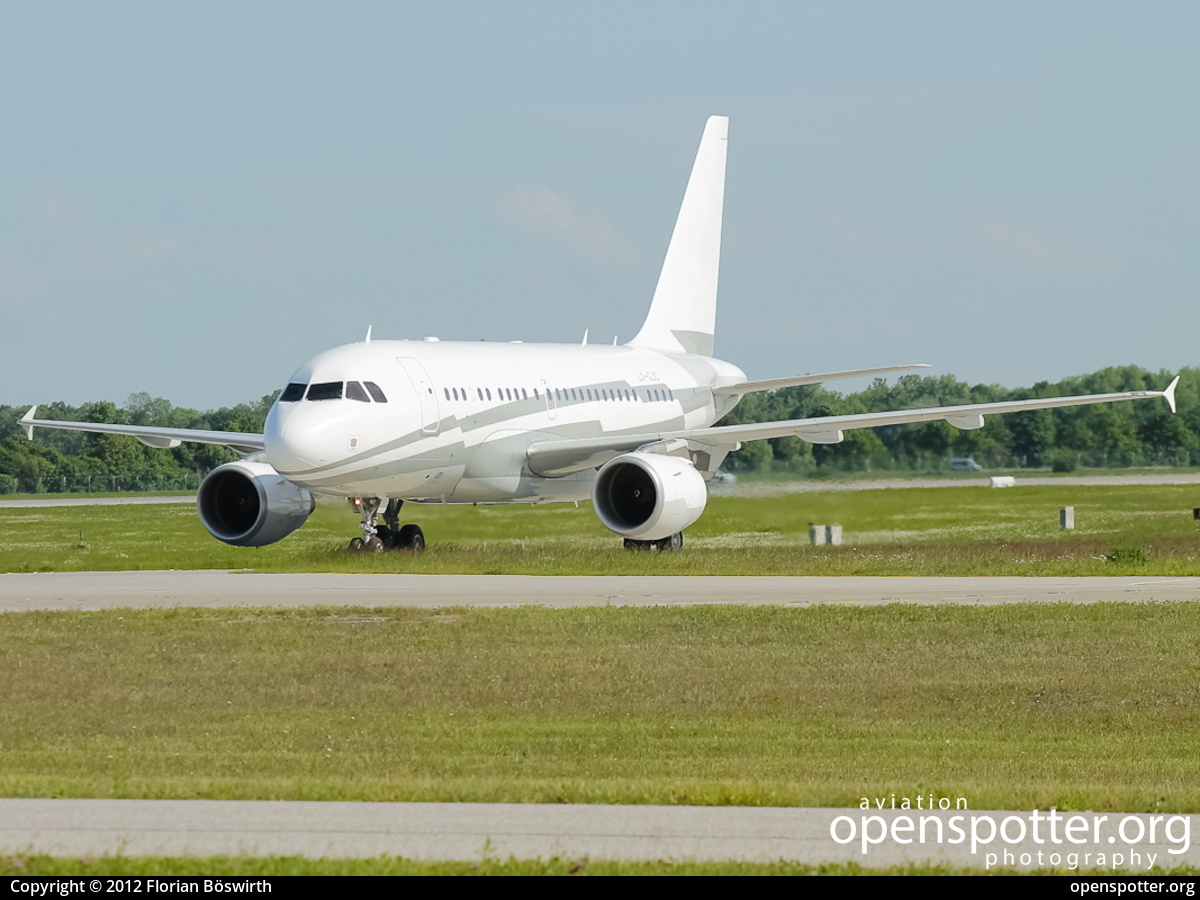 LX-GJC - Global Jet Luxembourg Airbus A318-112 Elite at Franz Josef Strauss International Airport (MUC/EDDM) taken by Florian Böswirth | openspotter.org | ID: 3211