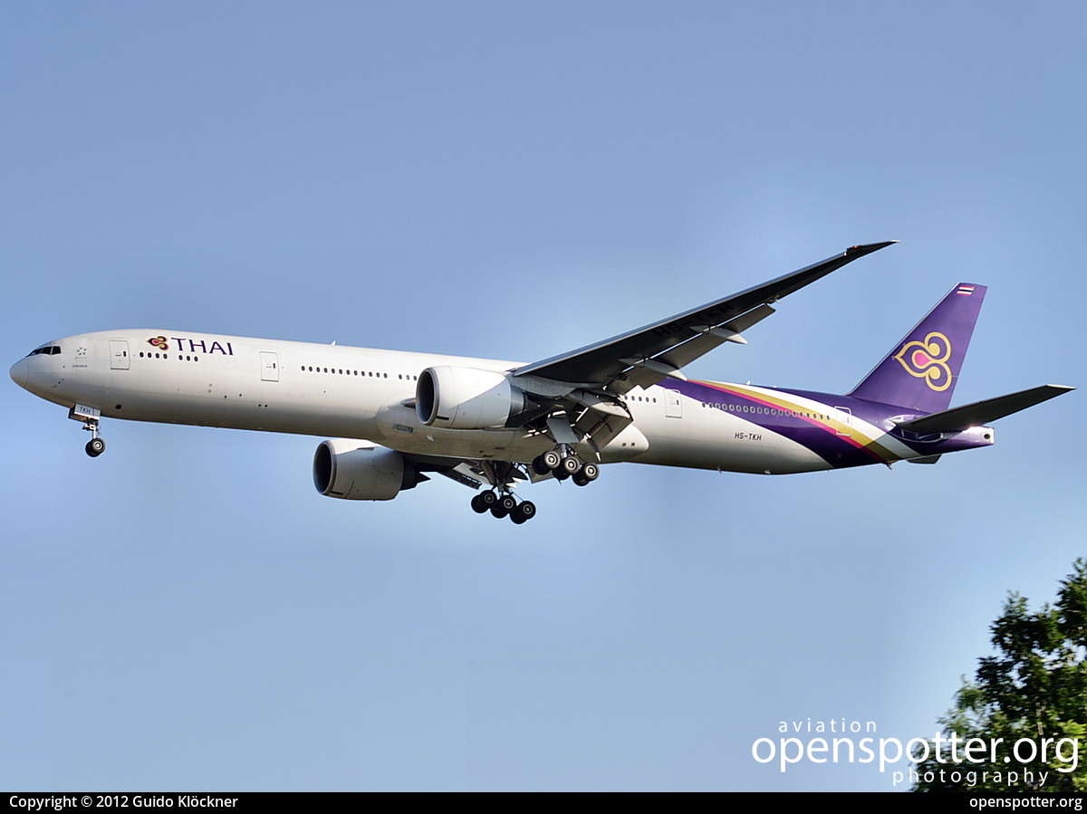 HS-TKH - Thai Airways International Boeing 777-35R(ER) at Frankfurt International Airport (FRA/EDDF) taken by Guido Klöckner | openspotter.org | ID: 3096