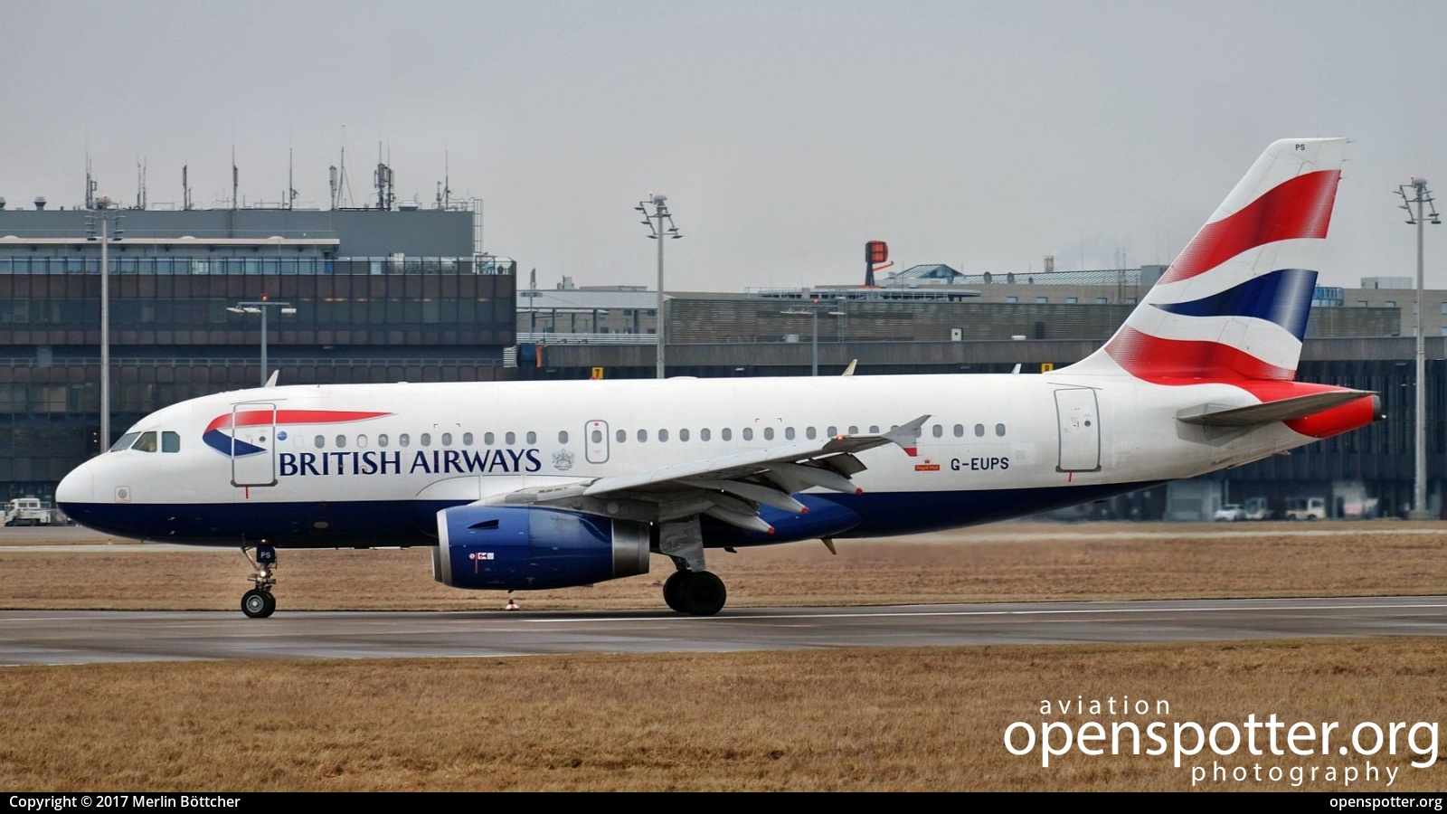 G-EUPS - British Airways Airbus A319-131 at Hanover-Langenhagen Airport (HAJ/EDDV) taken by Merlin Böttcher | openspotter.org | ID: 38818