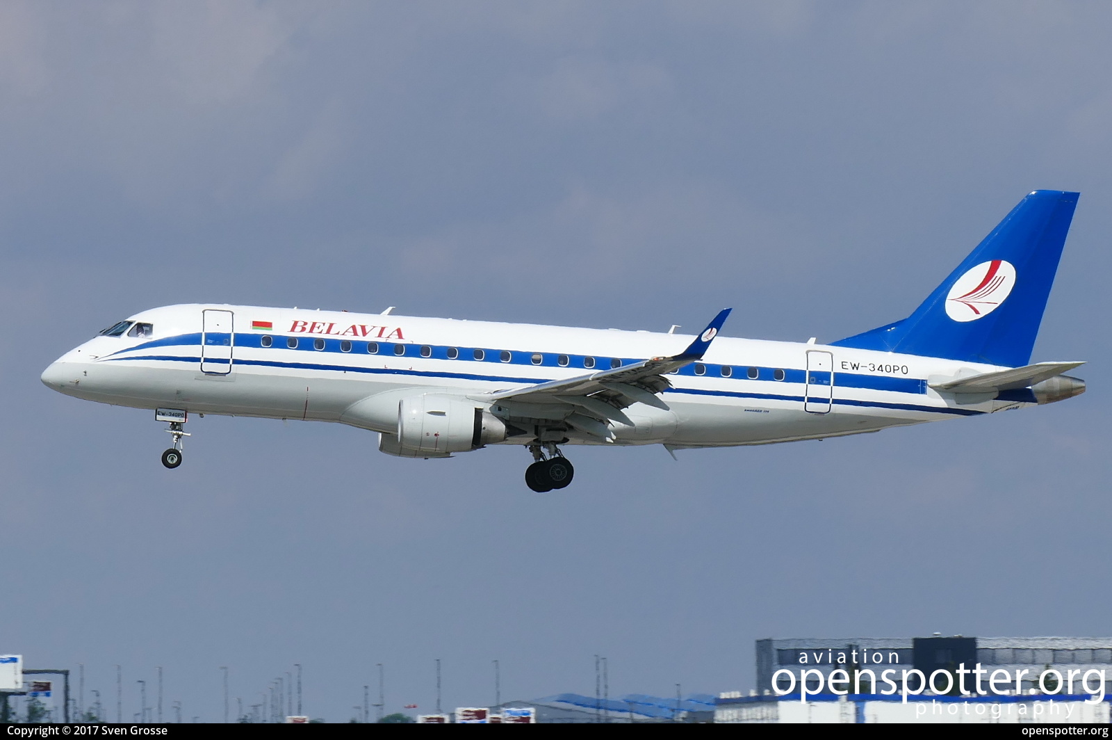 EW-340PO - Belavia Belarusian Airlines Embraer ERJ-175SU (ERJ-170-200 SU) at Berlin-Schönefeld International Airport (SXF/EDDB) taken by Sven Grosse | openspotter.org | ID: 45818