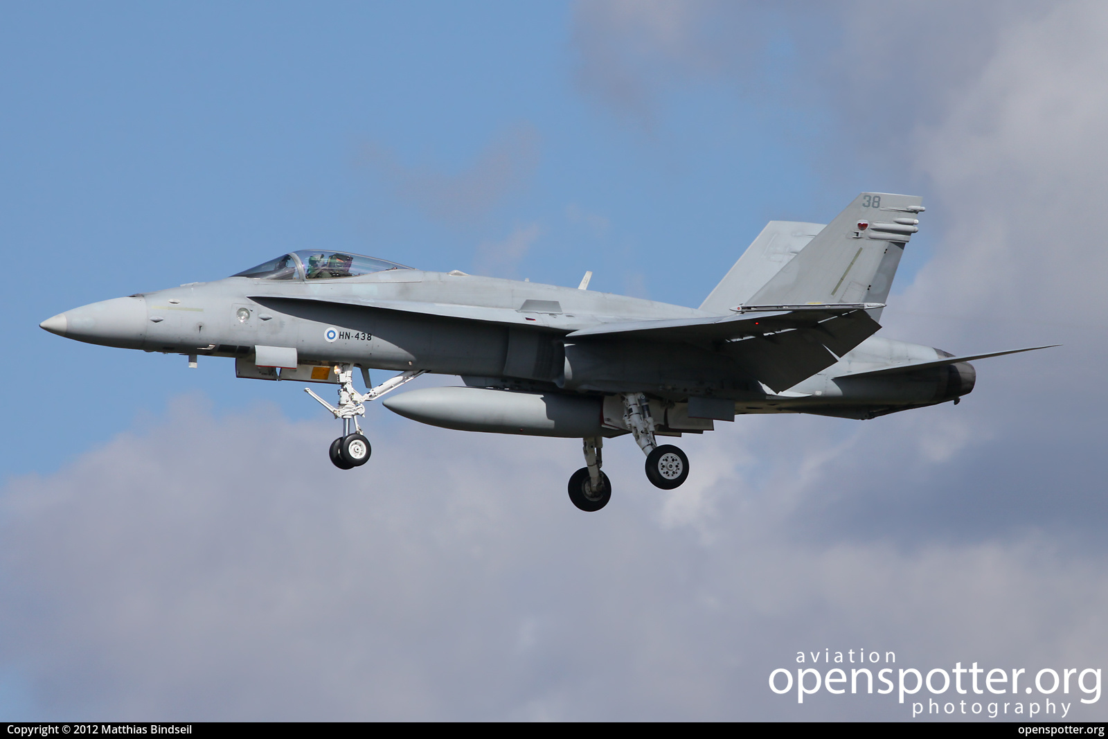 HN-438 - Finnish Air Force McDonnell Douglas F-18C Hornet at Berlin-Schönefeld International Airport (SXF/EDDB) taken by Matthias Bindseil | openspotter.org | ID: 44265