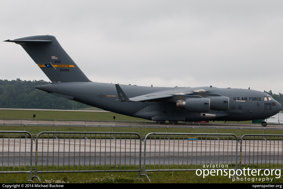 96-0006 - US Airforce (USAF) Boeing C-17A Globemaster III at Berlin-Schönefeld International Airport (SXF/EDDB) taken by Michael Buckow | openspotter.org | ID: 16135