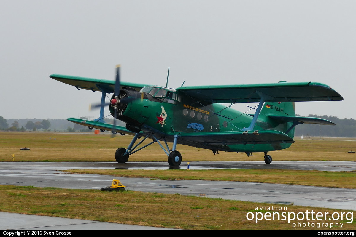 D-FBAW - Private / Untitled Antonov An-2 (PZL An-2) at Flugplatz Strausberg (QPK/EDAY) taken by Sven Grosse | openspotter.org | ID: 34819