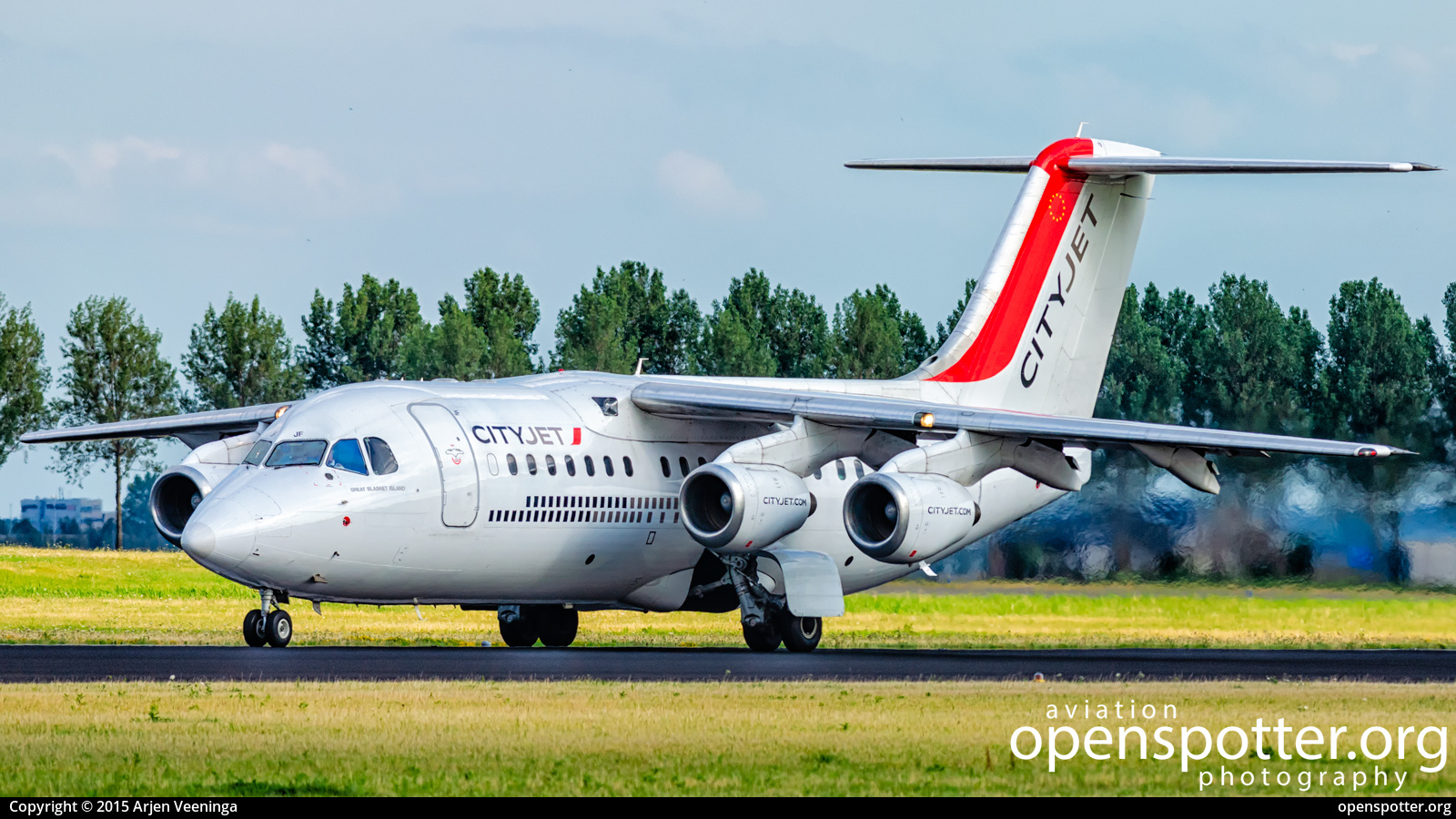 EI-RJF - CityJet British Aerospace Avro RJ85 at Schiphol Airport (AMS/EHAM) taken by Arjen Veeninga | openspotter.org | ID: 90167