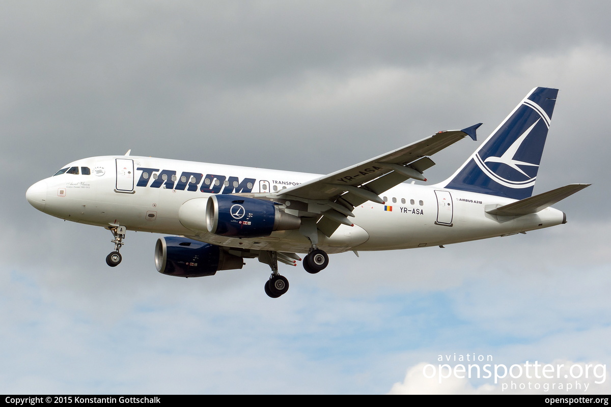 YR-ASA - Tarom Airbus A318-111 at London Heathrow Airport (LHR/EGLL) taken by Konstantin Gottschalk | openspotter.org | ID: 24585