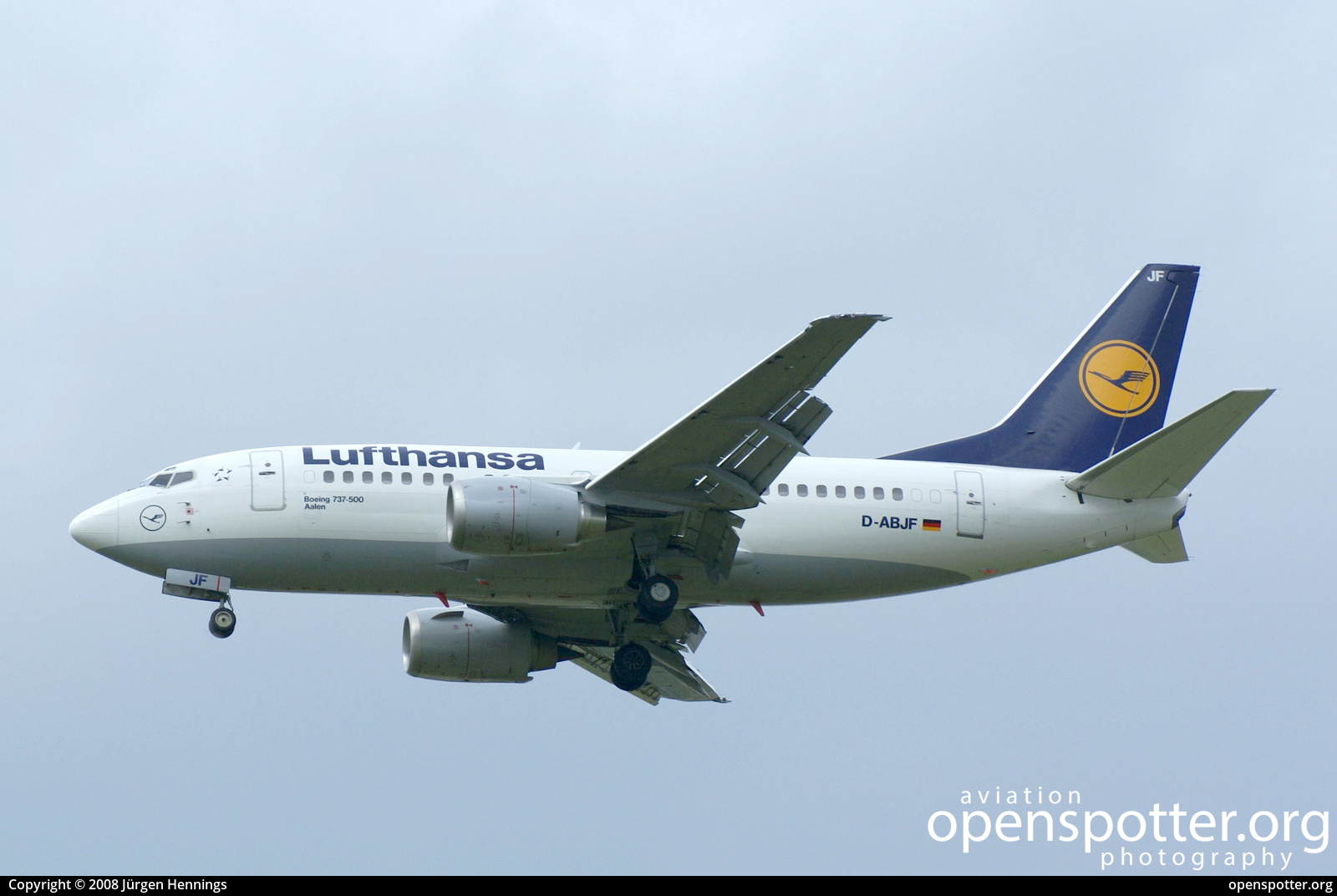 D-ABJF - Lufthansa Boeing 737-530 at Berlin-Schönefeld International Airport (SXF/EDDB) taken by Jürgen Hennings | openspotter.org | ID: 55871