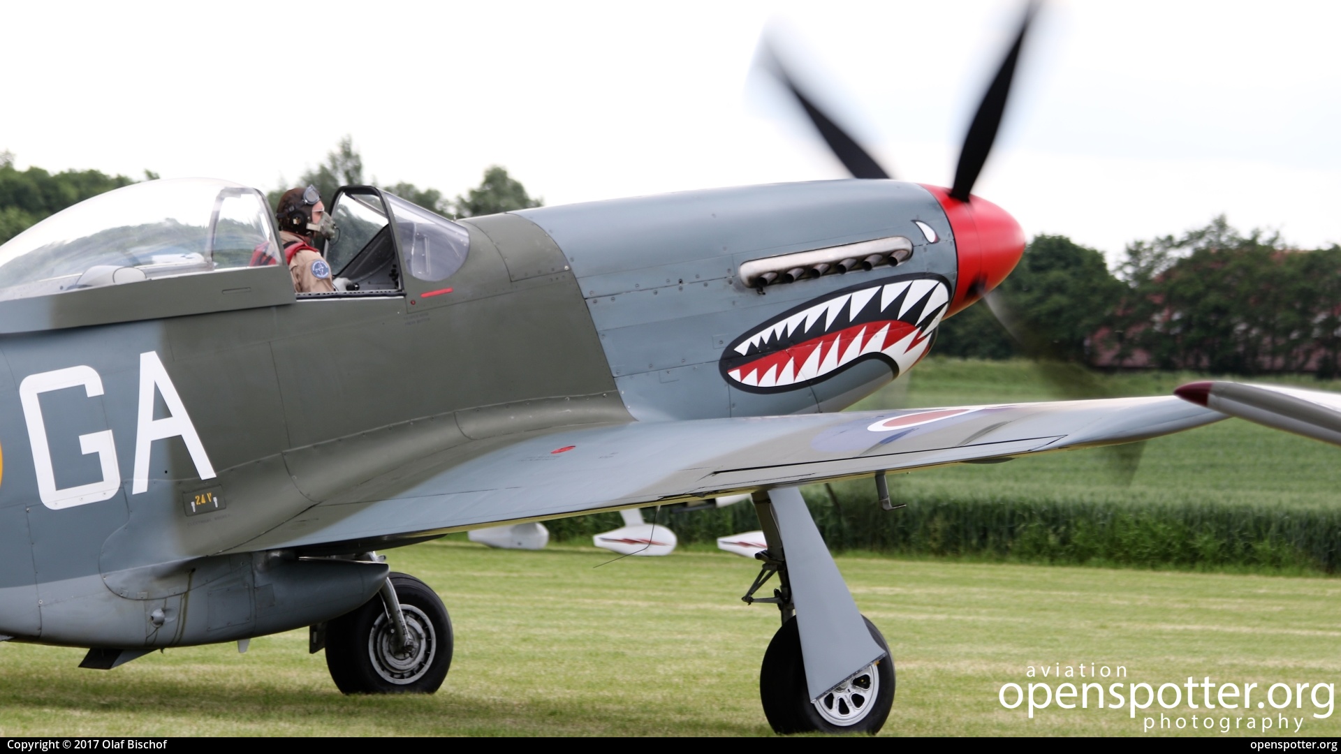 G-SHWN - Private / Untitled North American P-51D Mustang at Oostwold Airport (EHOW) taken by Olaf Bischof | openspotter.org | ID: 45557