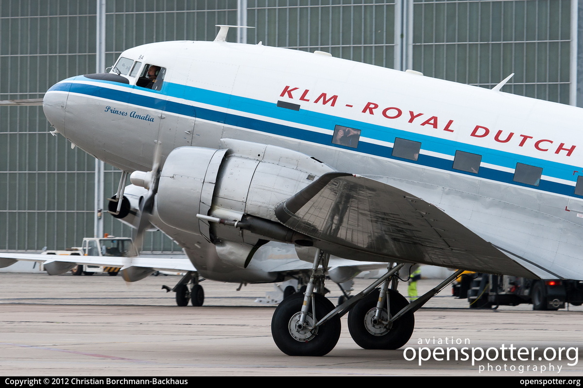 PH-PBA - KLM Royal Dutch Airlines Douglas DC-3C (S1C3G) at Berlin-Schönefeld International Airport (SXF/EDDB) taken by Christian Borchmann-Backhaus | openspotter.org | ID: 2936