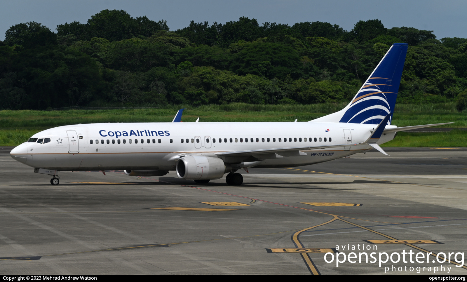 HP-1721CMP - Copa Airlines Boeing 737-8V3(WL) at Tocumen International Airport (PTY/MPTO) taken by Mehrad Andrew Watson | openspotter.org | ID: 87481