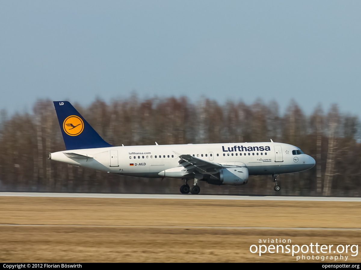 D-AILD - Lufthansa Airbus A319-114 at Franz Josef Strauss International Airport (MUC/EDDM) taken by Florian Böswirth | openspotter.org | ID: 2591