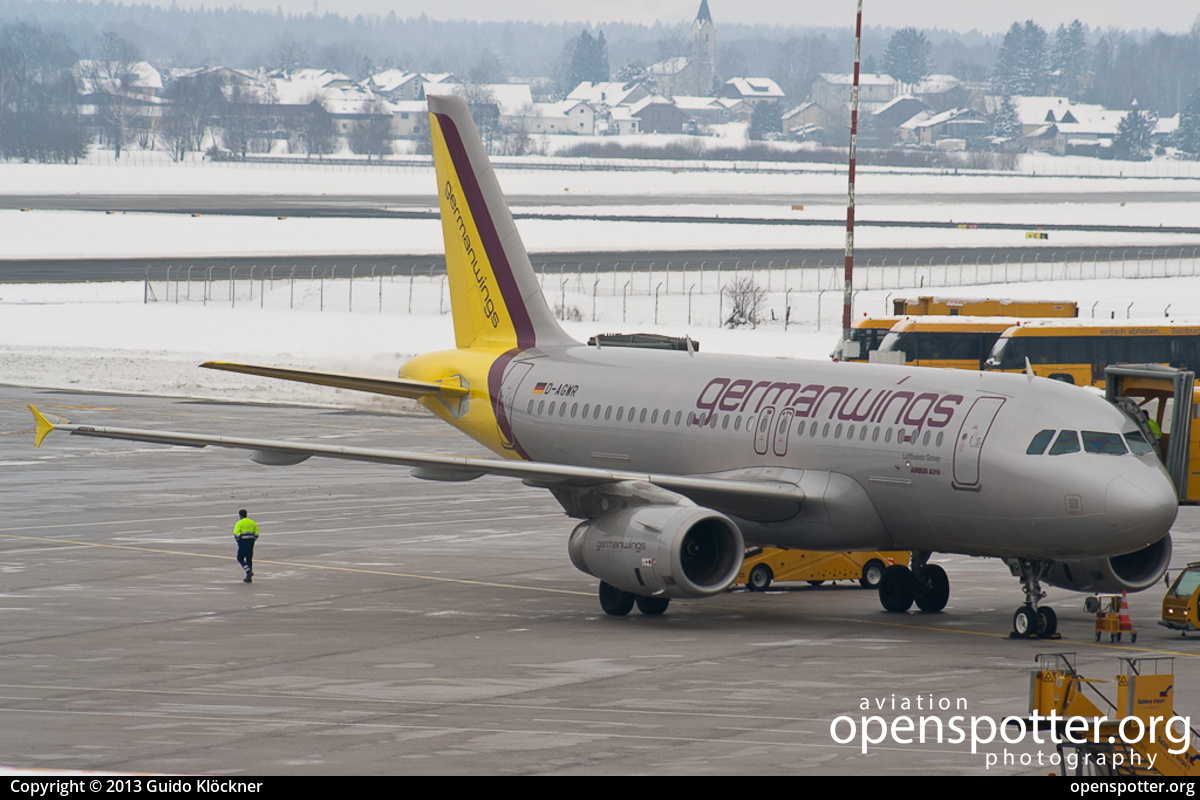 D-AGWR - Germanwings Airbus A319-132 at Salzburg Airport (SZG/LOWS) taken by Guido Klöckner | openspotter.org | ID: 6532