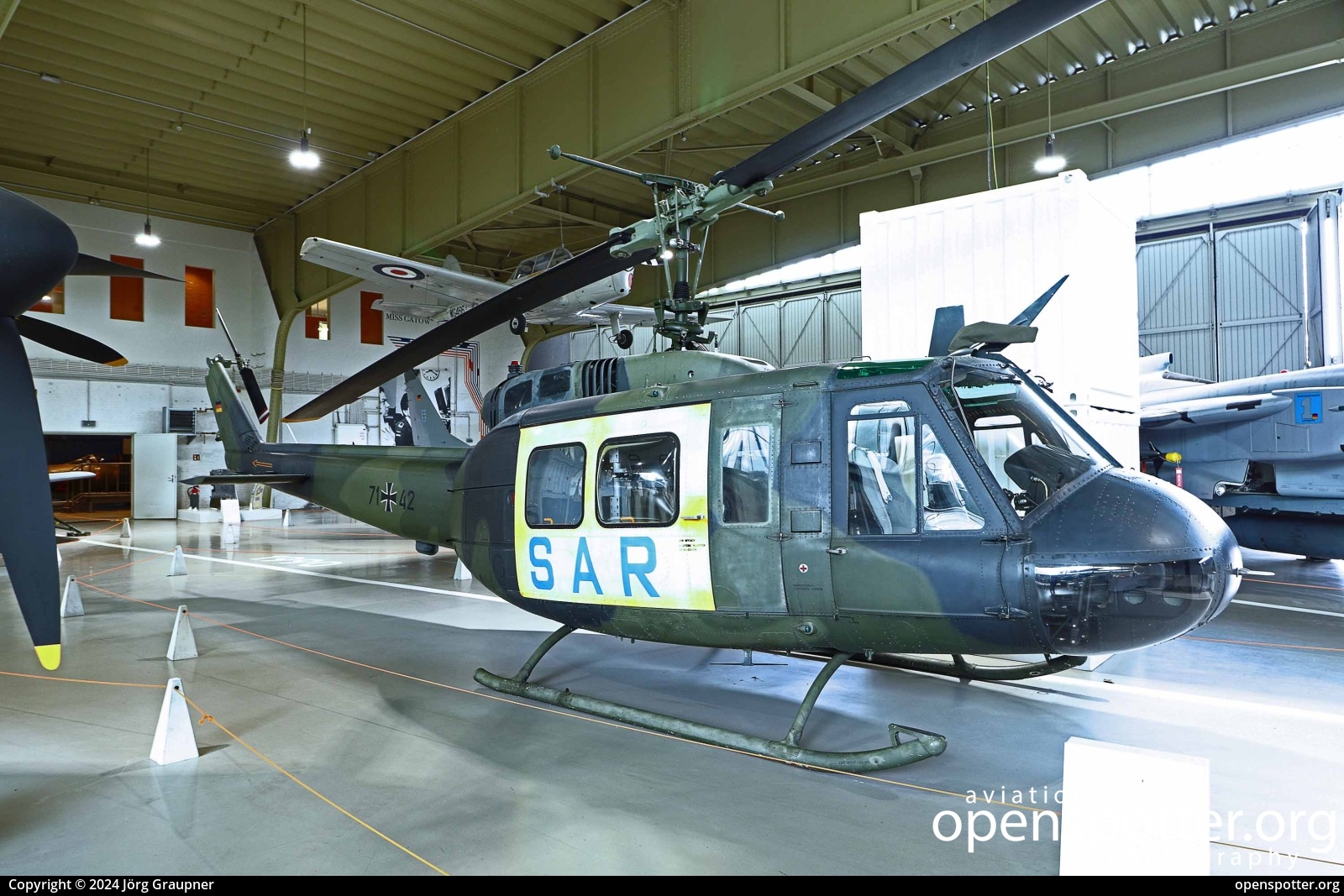 71+42 - Luftwaffe (German Air Force) Bell (Dornier) UH-1D Iroquois (205) at RAF Gatow (GWW/EDBG) taken by Jörg Graupner | openspotter.org | ID: 90465