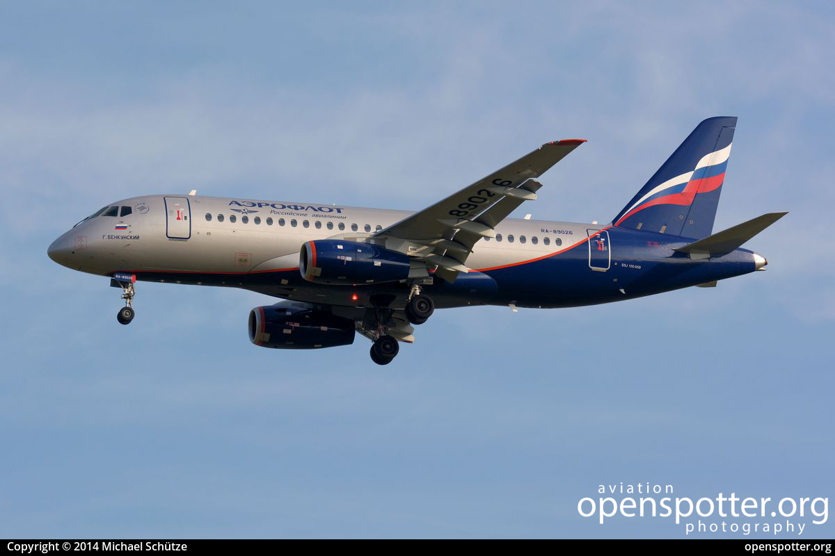 RA-89026 - Aeroflot Russian Airlines Sukhoi Superjet 100-95B at Berlin-Schönefeld International Airport (SXF/EDDB) taken by Michael Schütze | openspotter.org | ID: 18351