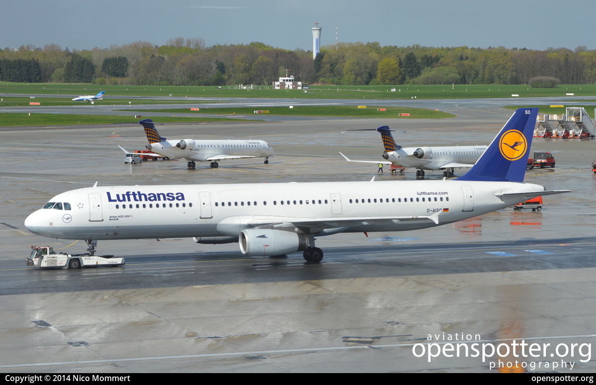 D-AISO - Lufthansa Airbus A321-231 at Hamburg Airport (Fuhlsbüttel Airport) (HAM/EDDH) taken by Nico Mommert | openspotter.org | ID: 15273