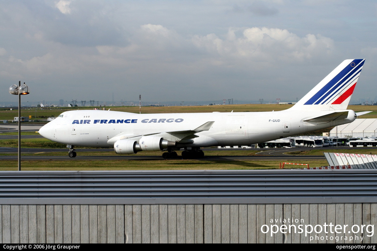 F-GIUD - Air France Boeing 747-428F(ER) at Charles de Gaulle International Airport (Roissy Airport) (CDG/LFPG) taken by Jörg Graupner | openspotter.org | ID: 4829