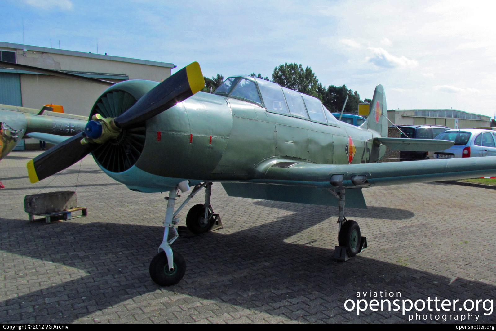 25 - Luftstreitkräfte der DDR (East German Air Force) Yakovlev Yak-18 at RAF Gatow (GWW/EDBG) taken by VG Archiv | openspotter.org | ID: 72213