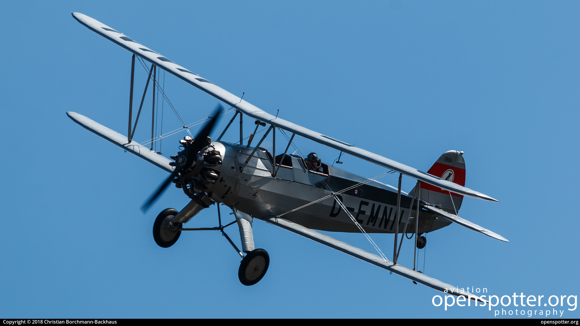 D-EMNN - Private / Untitled Focke-Wulf Fw-44J Stieglitz at Flugplatz Bienenfarm (EDOI) taken by Christian Borchmann-Backhaus | openspotter.org | ID: 52916