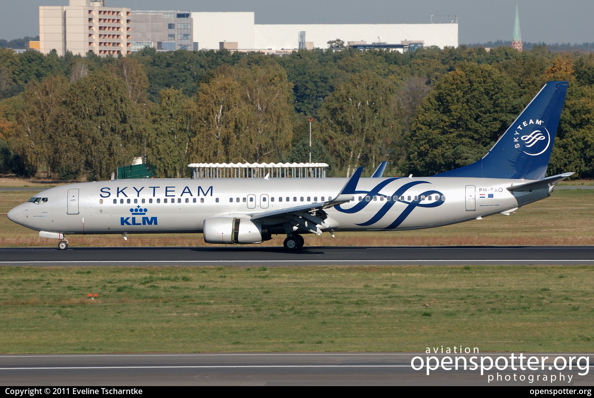 PH-BXO - KLM Royal Dutch Airlines Boeing 737-9K2(WL) at Berlin-Tegel Airport (TXL/EDDT) taken by Eveline Tscharntke | openspotter.org | ID: 1767