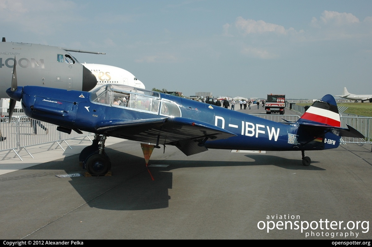D-EBFW - Private / Untitled Messerschmitt Bf-108B-1 Taifun at Berlin-Schönefeld International Airport (SXF/EDDB) taken by Alexander Pelka | openspotter.org | ID: 27486
