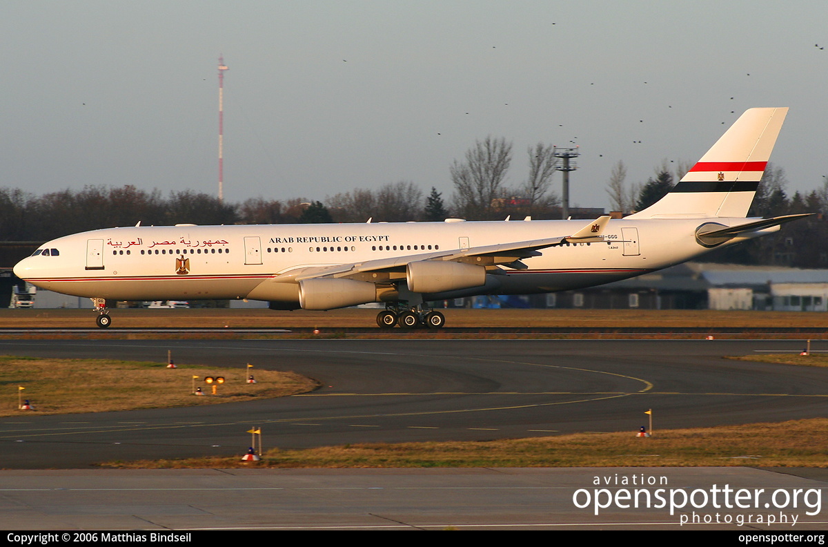 SU-GGG - Egypt Government Airbus A340-211 at Berlin-Tegel Airport (TXL/EDDT) taken by Matthias Bindseil | openspotter.org | ID: 7359