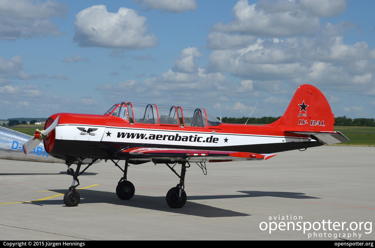 LY-BAL - Private / Untitled Yakovlev Yak-52 at Erfurt Airport (ERF/EDDE) taken by Jürgen Hennings | openspotter.org | ID: 38345