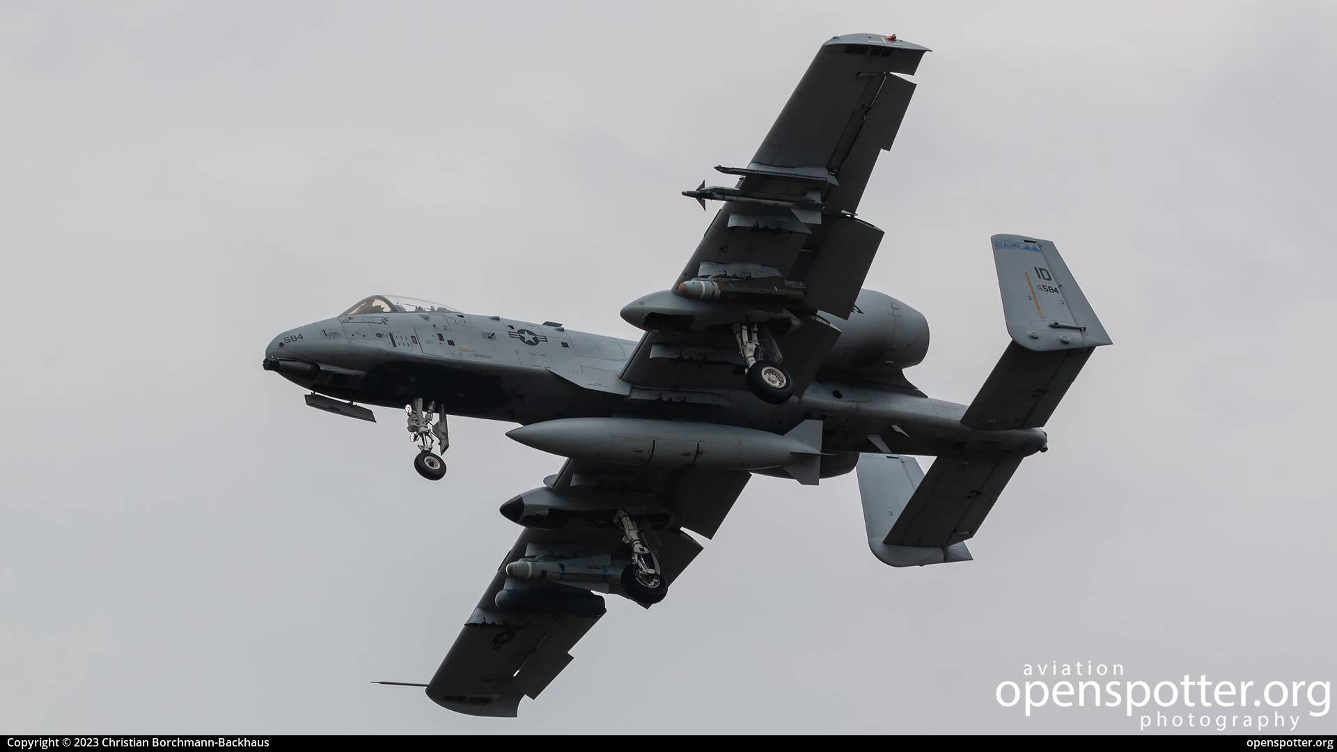 78-0584 - US Airforce (USAF) Fairchild A-10C Thunderbold II at Fliegerhorst Holzdorf (ETSH) taken by Christian Borchmann-Backhaus | openspotter.org | ID: 86854