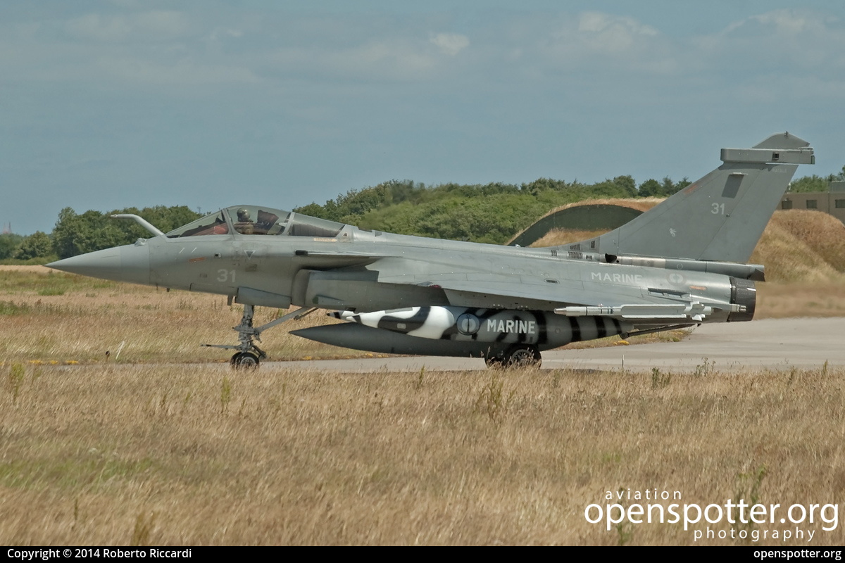 31 - France Navy (Marine Nationale) Dassault Rafale M at Fliegerhorst Schleswig-Jagel (WBG/ETNS) taken by Roberto Riccardi | openspotter.org | ID: 41380
